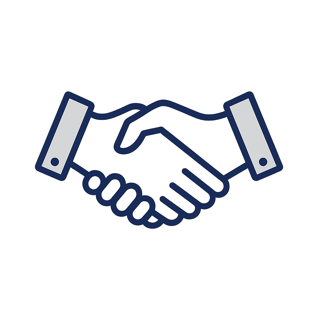 Long-term partnerships icon